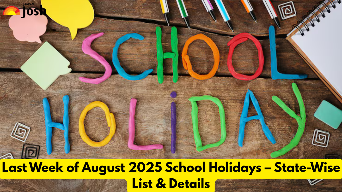 Last Week of August 2025 School Holidays – State-Wise List & Details